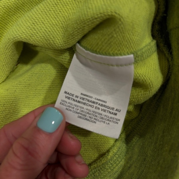 Nike Woman’s Epic GRX Obsessed Crew Neon Green Size Large EUC - Picture 4 of 12